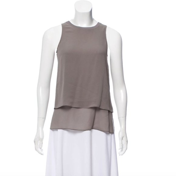 Rag & Bone Sleeveless Layered Tank Top - Picture 1 of 6